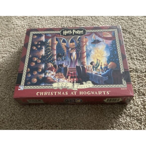 Harry Potter Christmas At Hogwarts 500 Piece Puzzle New York Puzzle Company - Picture 6 of 6